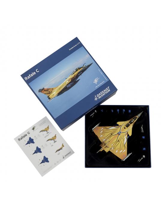 MAQUETTE METAL RAFALE C TIGER MEET  NTM YELLOW 2013