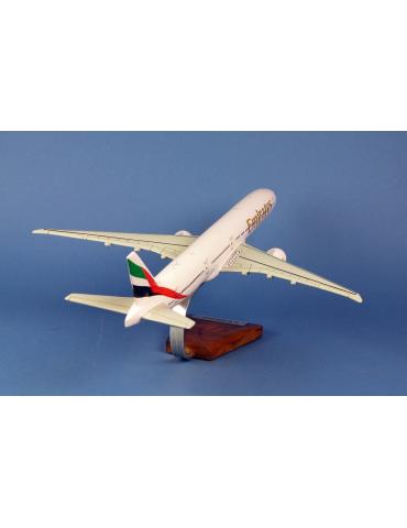 MAQUETTE BOIS BOEING 777-31H. ER A6-ECH EMIRATES