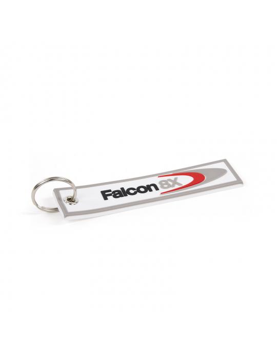 PORTE CLES FLAMME FALON 8X GOMME