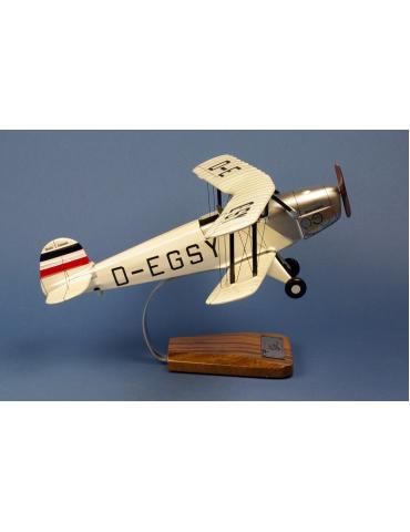 MAQUETTE BOIS BUCKER BU.131A JUNGMANN LOUISE HOFFMAN D-EGSY 1935