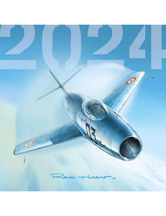 CALENDRIER ROMAIN HUGAULT - AIRPLANES 2024