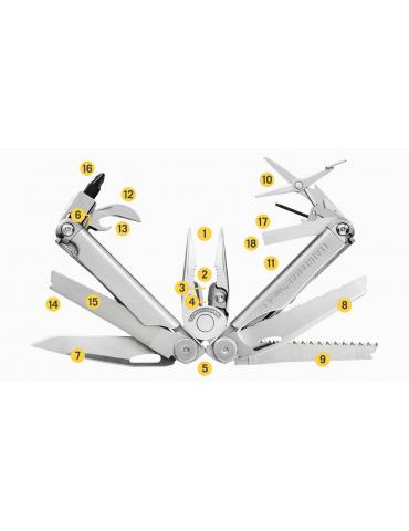 LEATHERMAN WAVE PLUS 17 OUTILS+ ETUIS