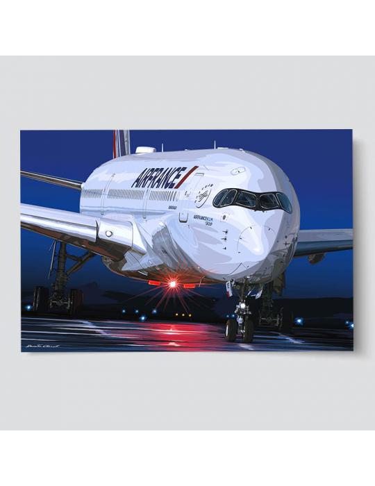 POSTER A350 AIR FRANCE Damien Charrit 