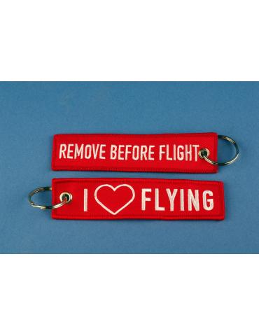 PORTE CLES I LOVE FLYING
