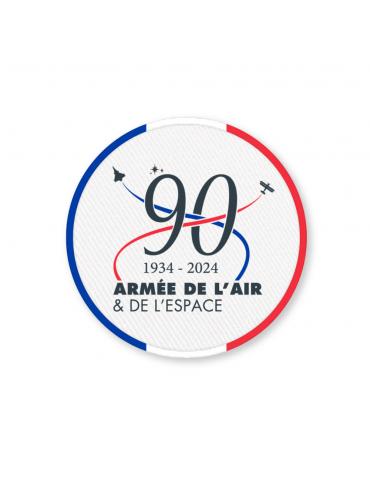 PATCH 90 ANS ARMEE DE L'AIR ET DE L'ESPACE TISSUS