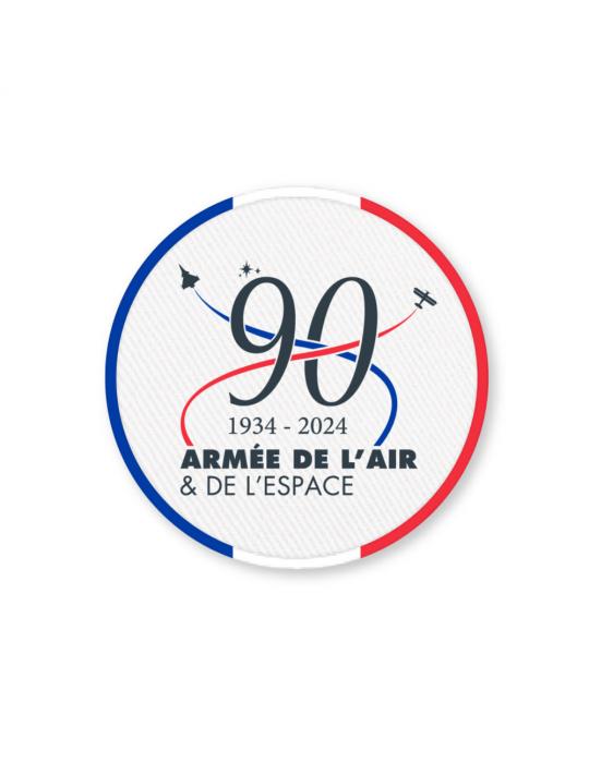 PATCH 90 ANS ARMEE DE L'AIR ET DE L'ESPACE TISSUS