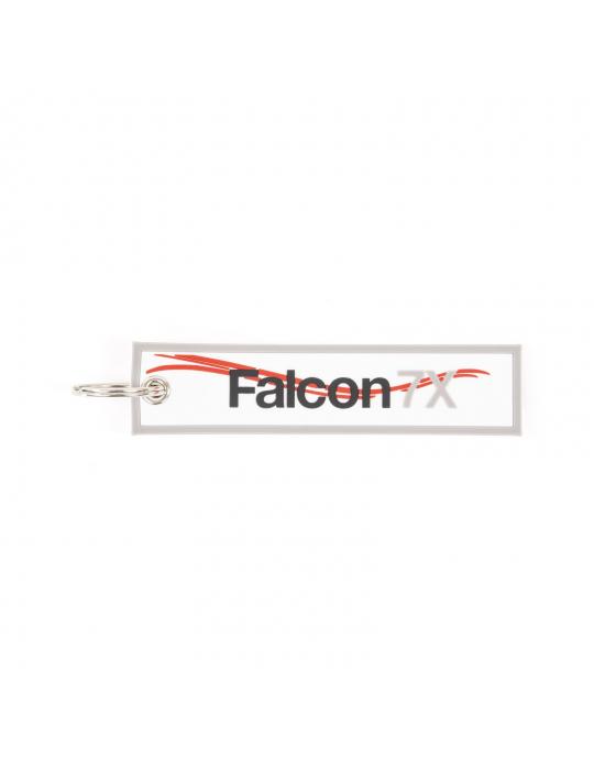 PORTE CLES FLAMME FALCON 7X GOMME