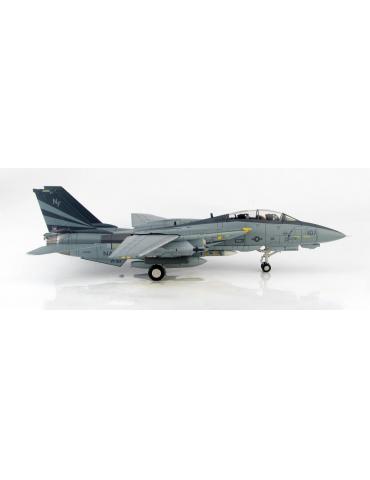 MAQUETTE METAL F-14 TOMCAT  VF-154 BLACK KNIGHTS, USS CV-63 KITTY HAWK 2003