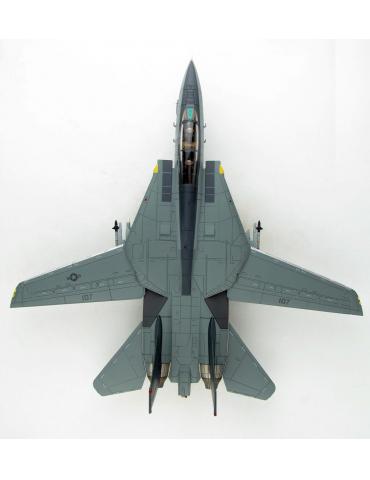 MAQUETTE METAL F-14 TOMCAT  VF-154 BLACK KNIGHTS, USS CV-63 KITTY HAWK 2003