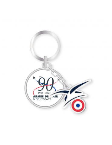 PORTE CLES 90 ANS AAE METAL