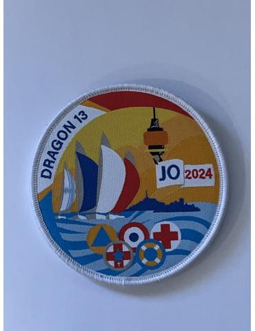 PATCH DRAGON 13 TISSUS -JO 2024-VELCROS