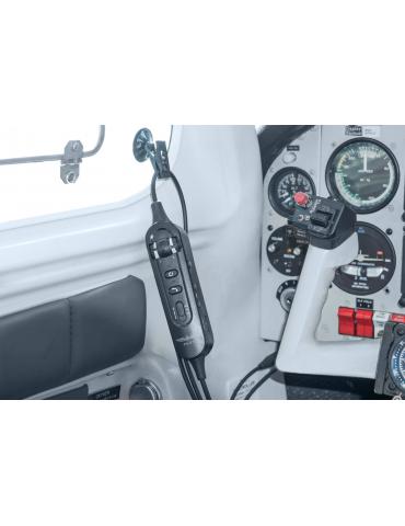CASQUE ANR PM6 CARBONNE DESIGN 4 PILOTS BLUETOOTH-DETECTEUR DE CO-LAMPE POUR VOL DE NUIT
