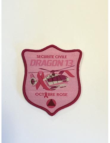 PATCH OCTOBRE ROSE DRAGON 13