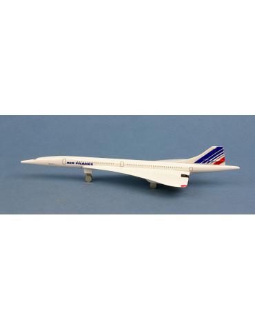MAQUETTE METAL-PLASTIQUE CONCORDE AIR FRANCE  JOUET 15 CM