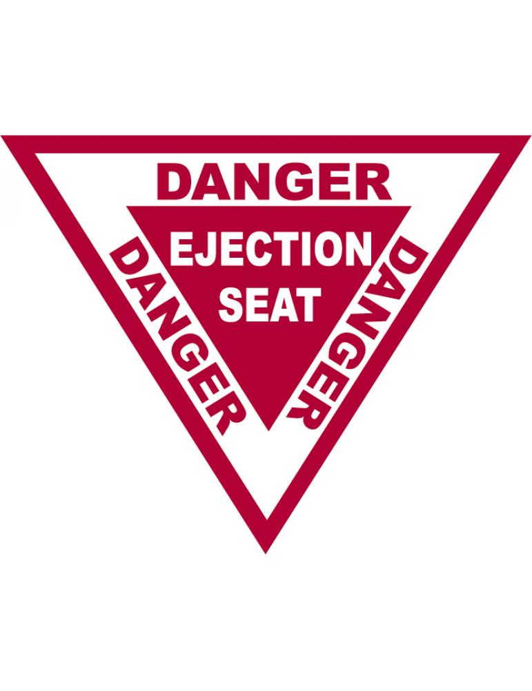Porte-clés Danger - Ejection Seat Rouge - Idée Cadeau Originale Métiers - Charles Le Jeune