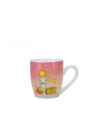 TASSE A CAFE LE PETIT PRINCE VALISE ROSE
