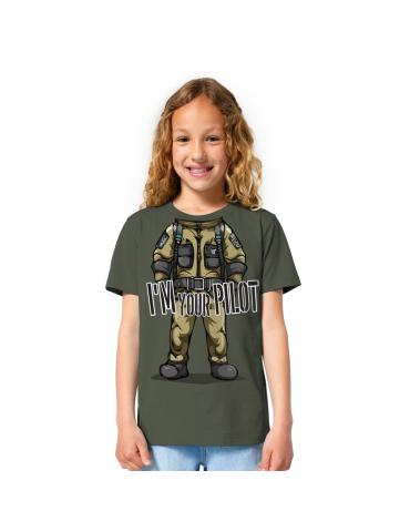 T SHIRT ENFANT MINI PILOTE RAFALE