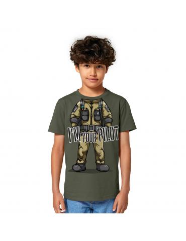 T SHIRT ENFANT MINI PILOTE RAFALE