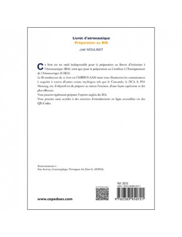 LIVRET D'AERONAUTIQUE, PREPARATION AU BIA 3ème édition