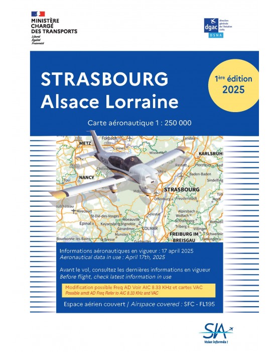 CARTE PAPIER STASBOURG ALSACE LORRAINE 2025 (édition 1)