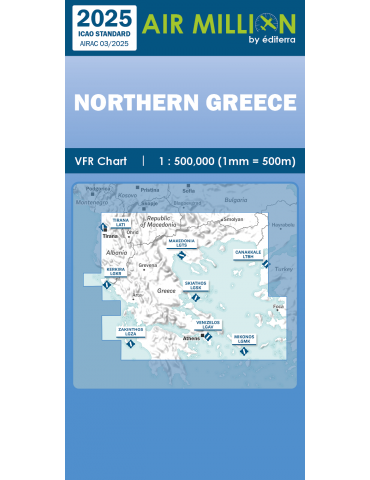 CARTE AIR MILLION NORTHERN GREECE 2025- GRECE DU NORD