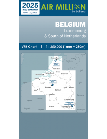 CARTE AIR MILLION BELGIUM 2025- BELGIQUE
