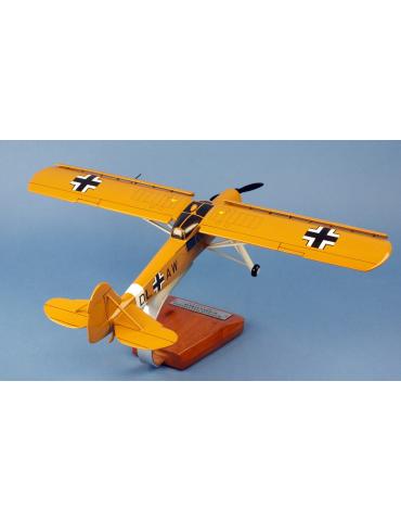 MAQUETTE BOIS  FIESELER FI.56 STORCH AFRIKA KORPS "ERWIN ROMMEL" ECHELLE 1/30