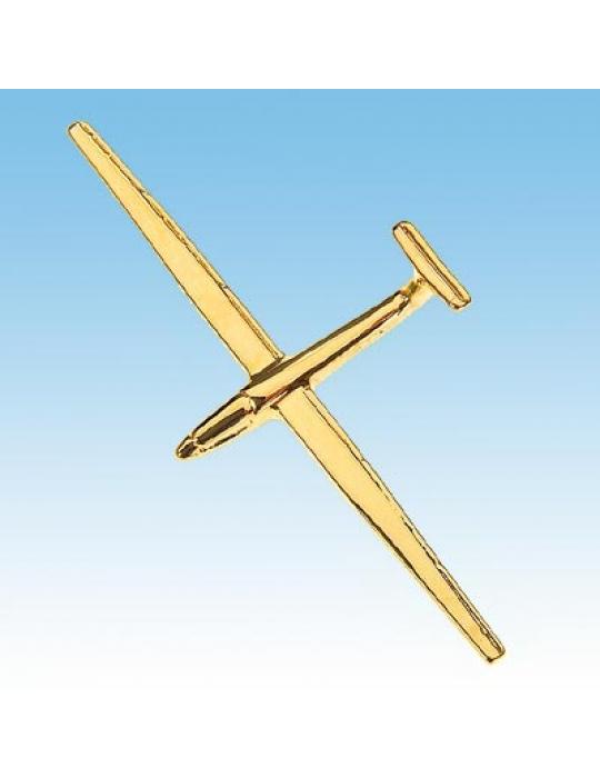 PIN'S DOREE PLANEUR 24K