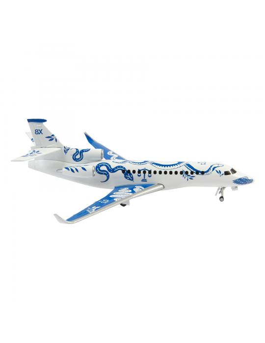 MAQUETTE METAL FALCON 8X ANNEE DU SERPENT 1/200