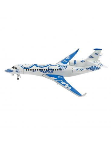 MAQUETTE METAL FALCON 8X ANNEE DU SERPENT 1/200