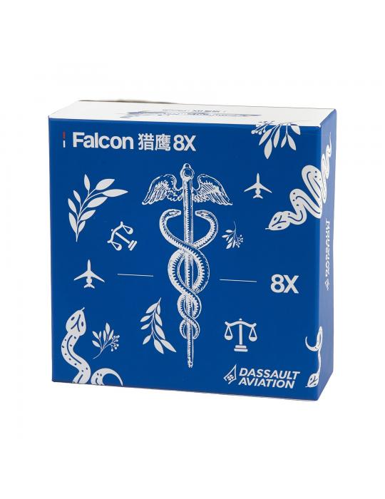 MAQUETTE METAL FALCON 8X ANNEE DU SERPENT 1/200