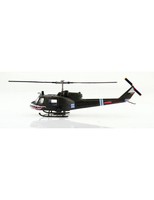 MAQUETTE METAL UH-1C HUEY "EASY RIDER" 17th ASSAULT HELICOPTER COMPAGNY  "SHARKS" 1/72