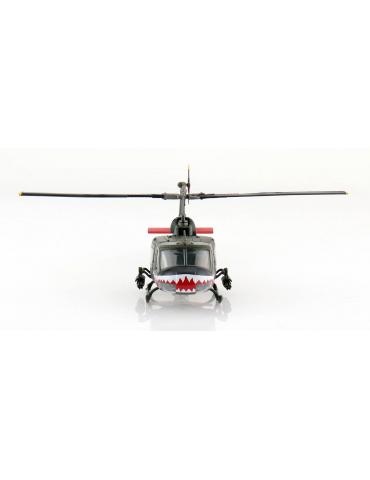 MAQUETTE METAL UH-1C HUEY "EASY RIDER" 17th ASSAULT HELICOPTER COMPAGNY  "SHARKS" 1/72