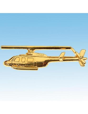 PIN'S BELL 206 LONG JET RANGER DOREE 24K