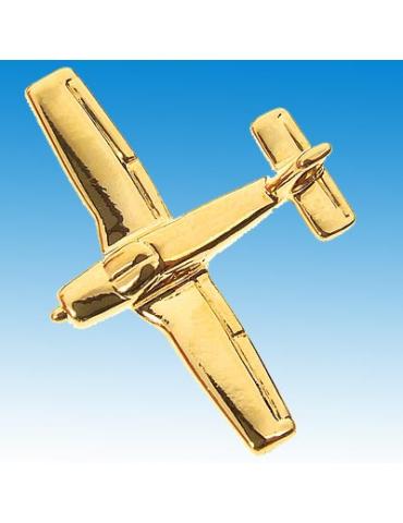 PIN'S PIPER PA28 CHEROKEE DOREE 24K