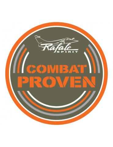 PATCH COMBAT PROVEN RAFALE DASSAULT TISSE Ø9CM