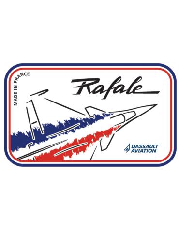 PATCH RAFALE BLEU BLANC ROUGE TISSUS RECTANGLE