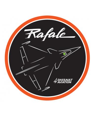 PATCH RAFALE DASSAULT TISSUS VELCROS NOIR