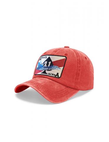 CASQUETTE VINTAGE BLACK ACES ROMAIN HUGAULT ROUGE