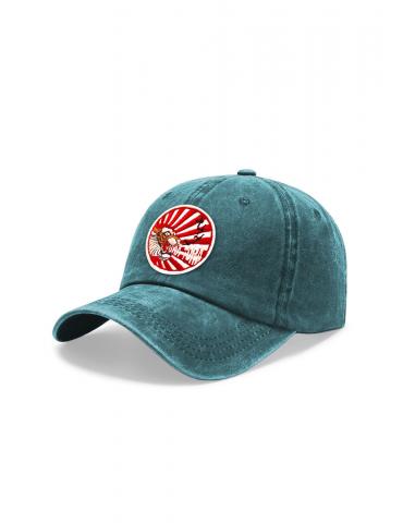 CASQUETTE VINTAGE TORA TORA BARNSTORMER TURQUOISE