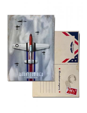 CARTE POSTALE JERSEY JERK GRISE