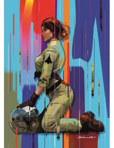 AFFICHE PIN UP MARTY 50X70 CM DESIGNED BY GIO MANETTA