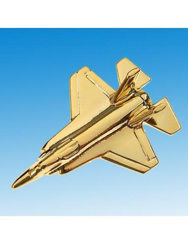 PIN'S F35 LIGHTNING II DOREE 24k