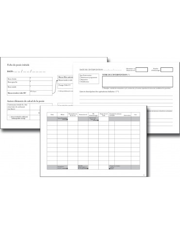CARNET DE ROUTE ET D'ENTRETIENT POUR ULM