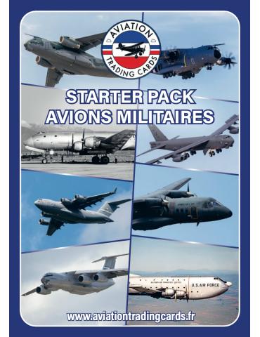 CARTES STARTER PACK AVIONS MILITAIRES