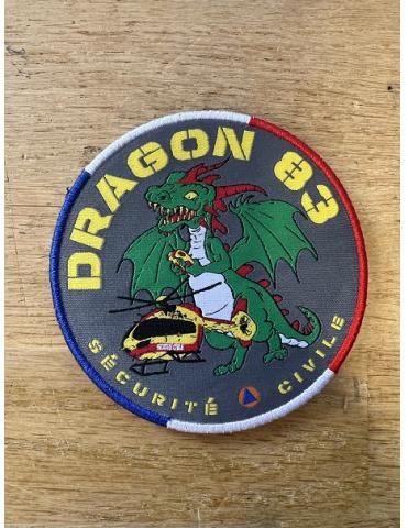 PATCH TISSUS DRAGON 83-SECURITE CIVILE  2025