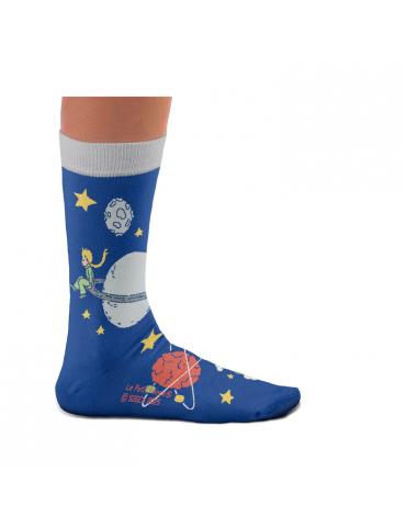 PAIRE DE CHAUSSETTES LE PETIT PRINCE NIGHT PLANETS
