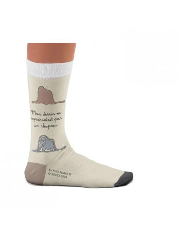PAIRE DE CHAUSSETTES ELEPHANT LE PETIT PRINCE