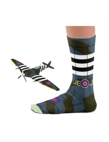 PAIRE DE CHAUSSETTES SPITFIRE INVASION STRIPES