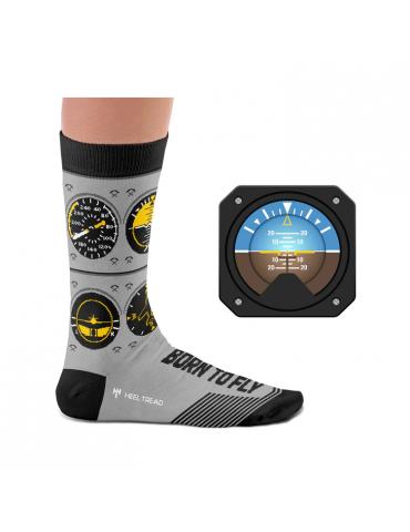 PAIRE DE CHAUSSETTES AIRCRAFT INSTRUMENTS
